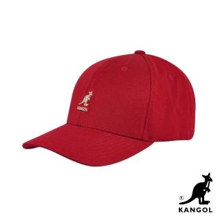 【KANGOL】WOOL FLEXFIT棒球帽(紅色)