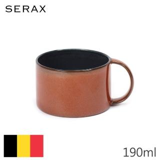 【SERAX】ALG/咖啡杯/鏽紅/內層深藍(比利時米其林餐瓷家飾)