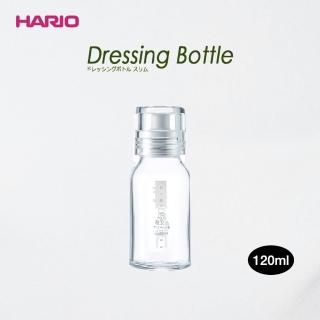 【HARIO】斯利姆灰白色調味瓶(120ml)