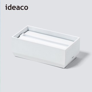 【日本ideaco】下降式沉蓋磨石面紙盒(下壓式 抽取 衛生紙)
