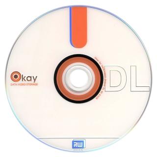 【SOCOOL】OKAY DVD+R 8X 8.5G DL 50片裝 D9 可燒錄空白光碟(國內第一大廠代工製造 A級品)