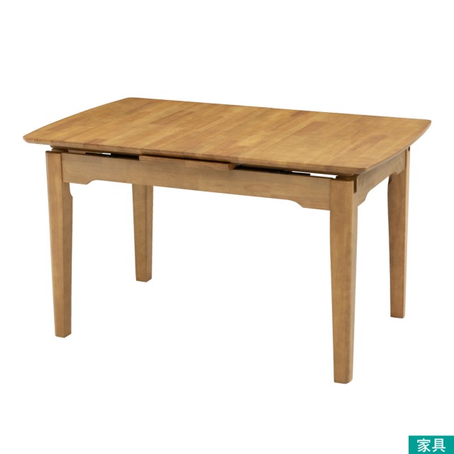 【NITORI 宜得利家居】◎實木餐桌 BEITA Z 130 伸縮款 LBR(實木餐桌 伸縮式 BEITA)