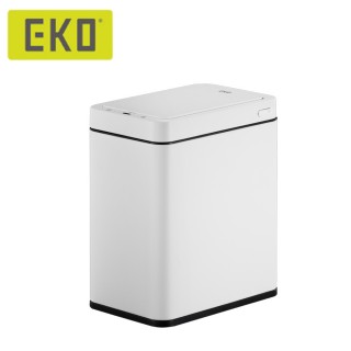 【EKO】倩影SLIM自動感應垃圾桶7L(不鏽鋼／內建充電鋰電池)