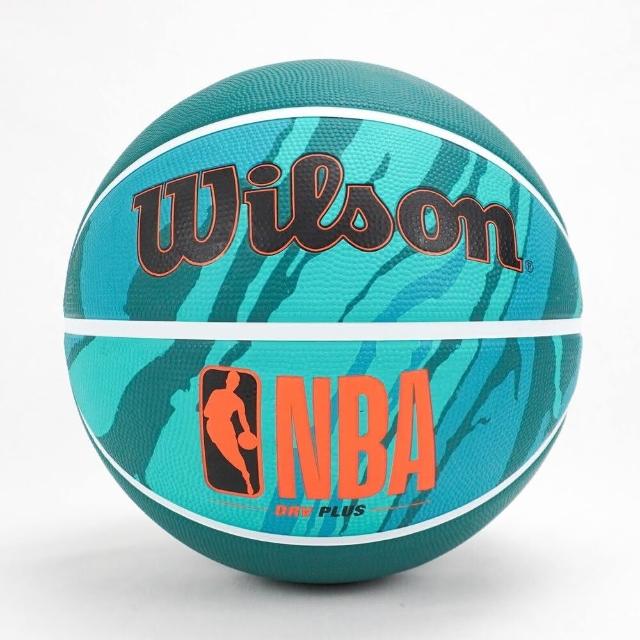 【WILSON】Wilson Nba Drv Plus 籃球 7號 耐磨 橡膠 室外 抓地力強 火紋藍(WTB9201)