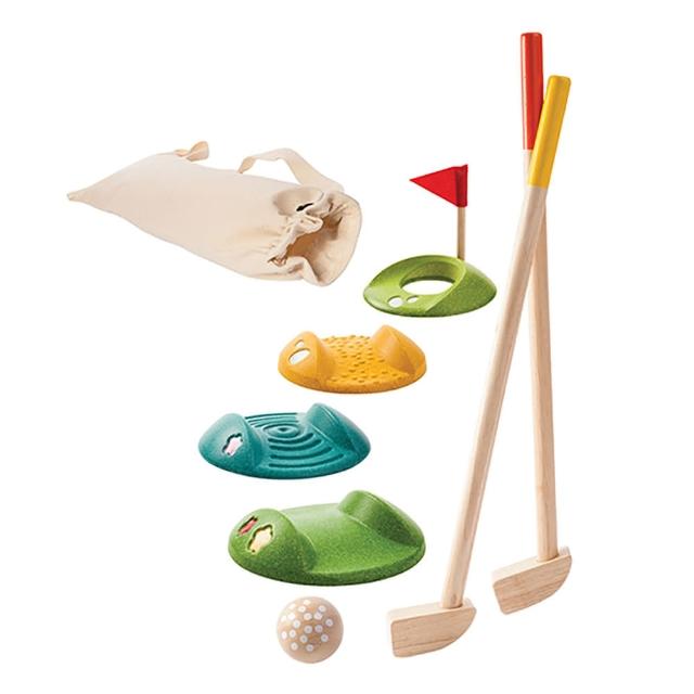【Plantoys】經典木作童玩-高爾夫球練習組(木質木頭玩具)