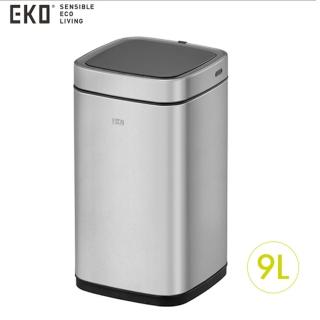 【EKO】臻美X 感應環境垃圾桶 9L 灰鋼 EK9252RGMT-9L(HG1663-1)