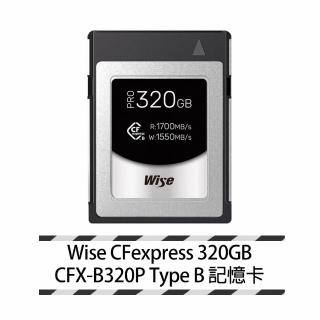 【Wise 裕拓】CFexpress 320GB Type B 記憶卡 CFX-B320P(公司貨)