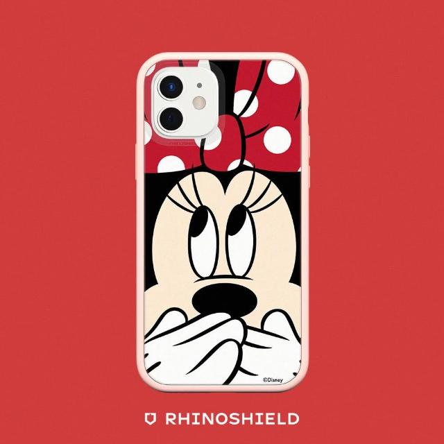 【RHINOSHIELD 犀牛盾】iPhone 12 mini/12 Pro/Max Mod NX邊框背蓋手機殼/米奇系列-米妮摀嘴(迪士尼)