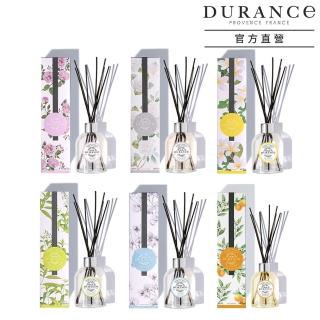 【DURANCE 朵昂思】花漾室內擴香組 225ml 含擴香枝(公司貨-多款可選[棉麝香/山茶花/橙花/馬鞭草/罌粟花])