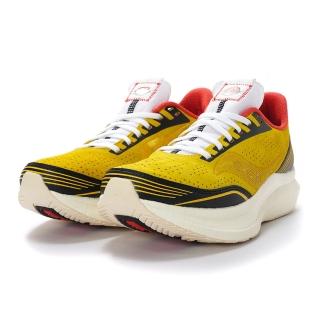 【SAUCONY 索康尼】ENDORPHIN PRO DSM RUNNER 聯名款 碳纖維板 競速跑鞋(SCS70561-1芥末黃)