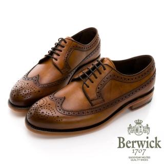 【GEORGE 喬治皮鞋】Berwick 西班牙進口-固特異手工縫線立體雕花牛津鞋 -棕 035010KM-24