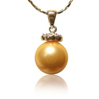 【小樂珠寶】稀有可保值天然南洋珠海水珠項鍊(派對主角級單品)