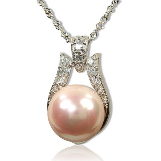 【小樂珠寶】好美粉嫩全美南洋深海貝珍珠項鍊(12mm1.2公分大珠結婚訂婚宴會主打品)