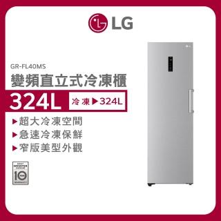 【LG 樂金】324公升WiFi變頻直立式由右至左開冷凍櫃(GR-FL40MS)