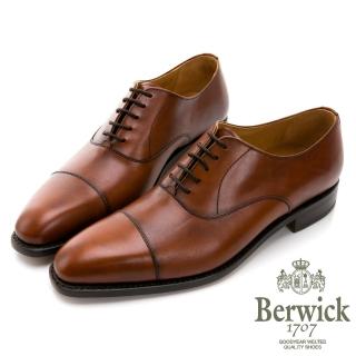 【GEORGE 喬治皮鞋】Berwick 西班牙進口-固特異工藝橫飾縫線牛津鞋 -棕 635033KM-24