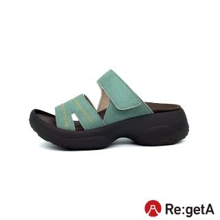 【RegettaCanoe】Re:getA Regetta5E寬楦 雙重縫線時尚涼鞋RP-100(LBL-淡藍色)