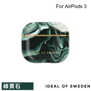 【iDeal Of Sweden】AirPods 3 北歐時尚瑞典流行耳機保護殼(綠寶石)