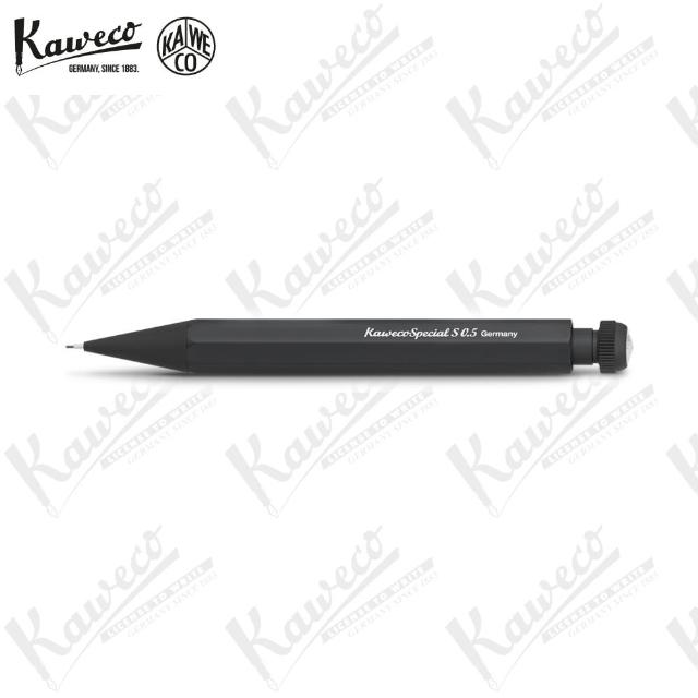 【KAWECO】SPECIAL系列 黑色短版自動鉛筆 0.5 0.7mm(Push Pencil S Black)