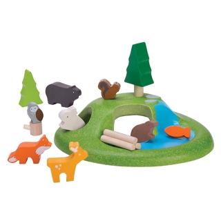 【Plantoys】木質娃娃屋-動物森林(木質木頭玩具 扮家家)