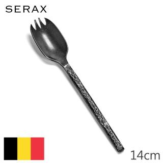【SERAX】MERCI/兩用叉勺/碳黑(比利時米其林餐瓷家飾)