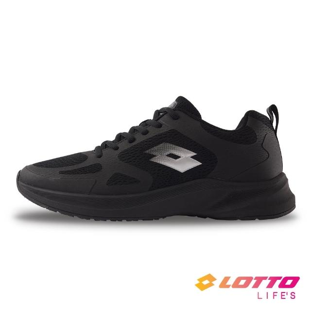 【LOTTO】男 氫速 輕量跑鞋(黑-LT1AMR5000)