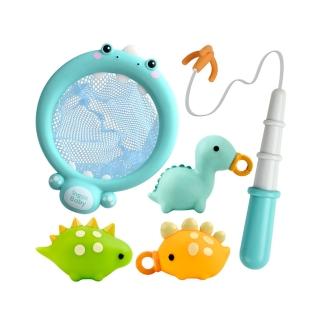 【IngBaby】恐龍撈魚釣魚組(洗澡玩具)
