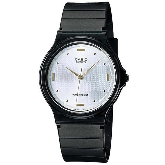 【CASIO 卡西歐】卡西歐薄型中性石英錶-銀面(MQ-76-7A1)