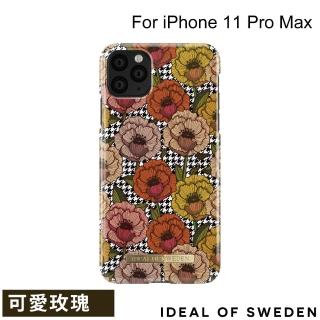 【iDeal Of Sweden】iPhone 11 Pro Max 6.5吋 北歐時尚瑞典流行手機殼(可愛玫瑰)