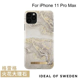 【iDeal Of Sweden】iPhone 11 Pro Max 6.5吋 北歐時尚瑞典流行手機殼(格雷格火花大理石)