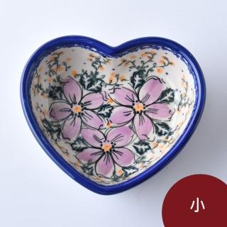 【波蘭陶】Vena 愛心餐盤 陶瓷盤 菜盤 點心盤 波蘭手工製(粉紫私語系列)