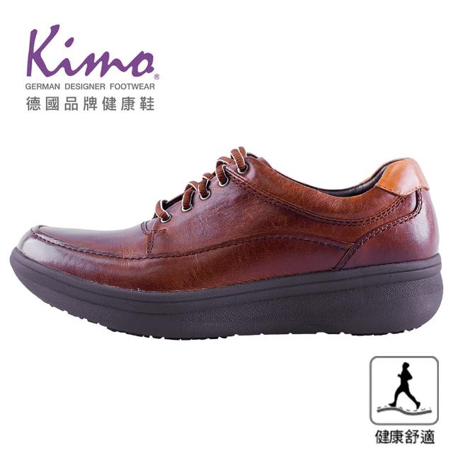 【Kimo】專利足弓支撐-彈性萊卡舒適健康鞋 男鞋(咖 KAIWM027028)