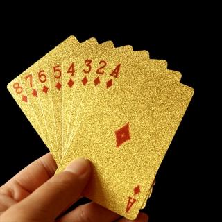 【酷博士】三入組黃金開運撲克牌 款式隨機出貨(撲克牌)