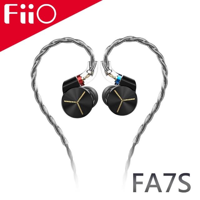 【FiiO】FA7S 樓氏六單元動鐵MMCX單晶銅鍍銀可換線耳機(黑色)