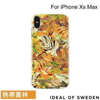【iDeal Of Sweden】iPhone Xs Max 6.5吋 北歐時尚瑞典流行手機殼(熱帶叢林)