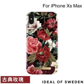【iDeal Of Sweden】iPhone Xs Max 6.5吋 北歐時尚瑞典流行手機殼(古典玫瑰)