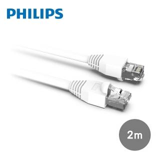 【Philips 飛利浦】Cat 6☆ 2M☆10GPS 高速傳輸 網路線(SWN2204G/10)