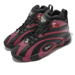 【REEBOK】籃球鞋 Shaqnosis 復古 男鞋 歐尼爾 里拉德 年輪鞋 黑 紅(GX2609)