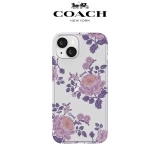 【COACH】iPhone 13 Pro 6.1吋 手機防摔保護殼(牡丹)
