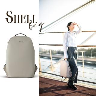 【AXIO】Shell Backpack 經典手作頂級貝殼包(shell-BK 克拉米色)