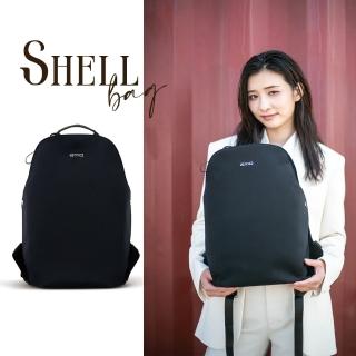 【AXIO】Shell Backpack 經典手作頂級貝殼包(shell-BB 黔黑色)