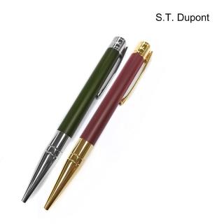 【S.T.Dupont 都彭】D-initial colors 系列 卡其綠/勃根地紅 原子筆(265226/265227)