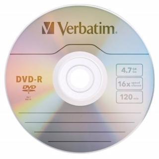 【Verbatim 威寶】AZO 銀雀版 16X DVD-R 4.7GB 燒錄片(50片)