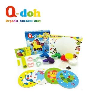 【Q-doh】魔法定型有機矽膠黏土(6色工具組)