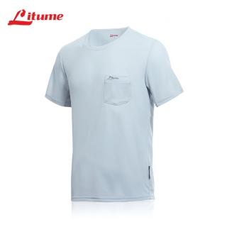 【Litume】PT019S Polartec Power Dry排汗休閒經典圓領衫(抑菌抗臭吸濕排汗男款戶外登山Tshirt)