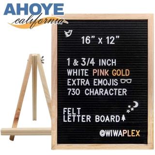 【AHOYE】桌面站立留言板 20*30cm-無磁性 小黑板