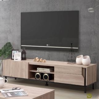 【WAKUHOME 瓦酷家具】Borg時尚輕工業風6尺電視櫃A011-P14