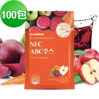 【HT農場】ABC果汁100%綜合蔬果汁 蘋果甜菜根胡蘿蔔NFC100%原汁70mlx100包/箱