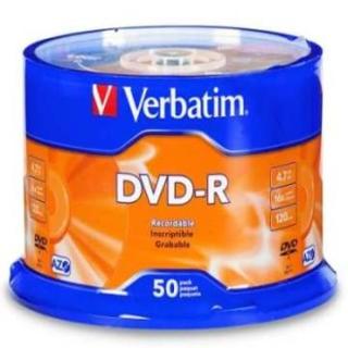 【Verbatim 威寶】藍鳳凰 16X DVD-R 燒錄片(50片)