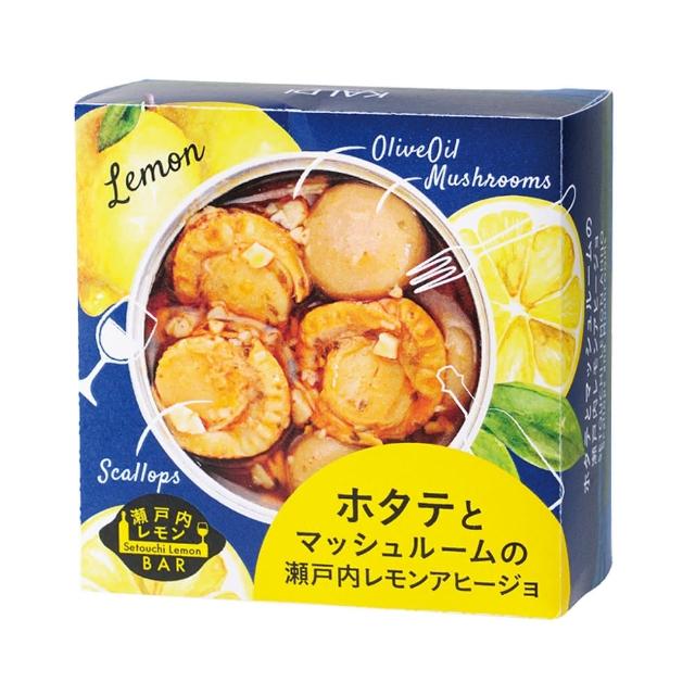 【咖樂迪咖啡農場】瀨戶內檸檬蒜香味干貝蘑菇(75g/1盒)