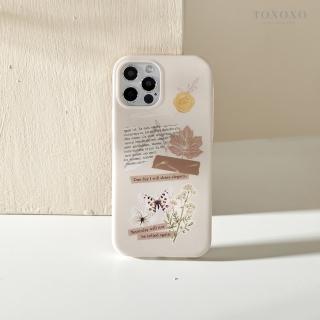 【TOXOXO】iPhone 13 ProMax 6.7吋(落葉蝶話iPhone防摔手機殼)